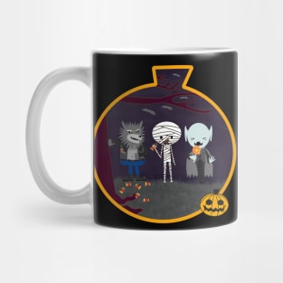 Classic Monsters trying new things Mug